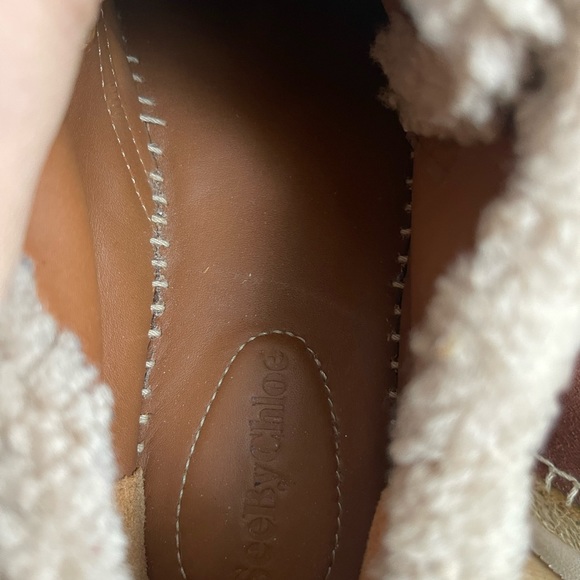 SeebyChloe shearling Glyn espadrilles - Picture 6 of 6